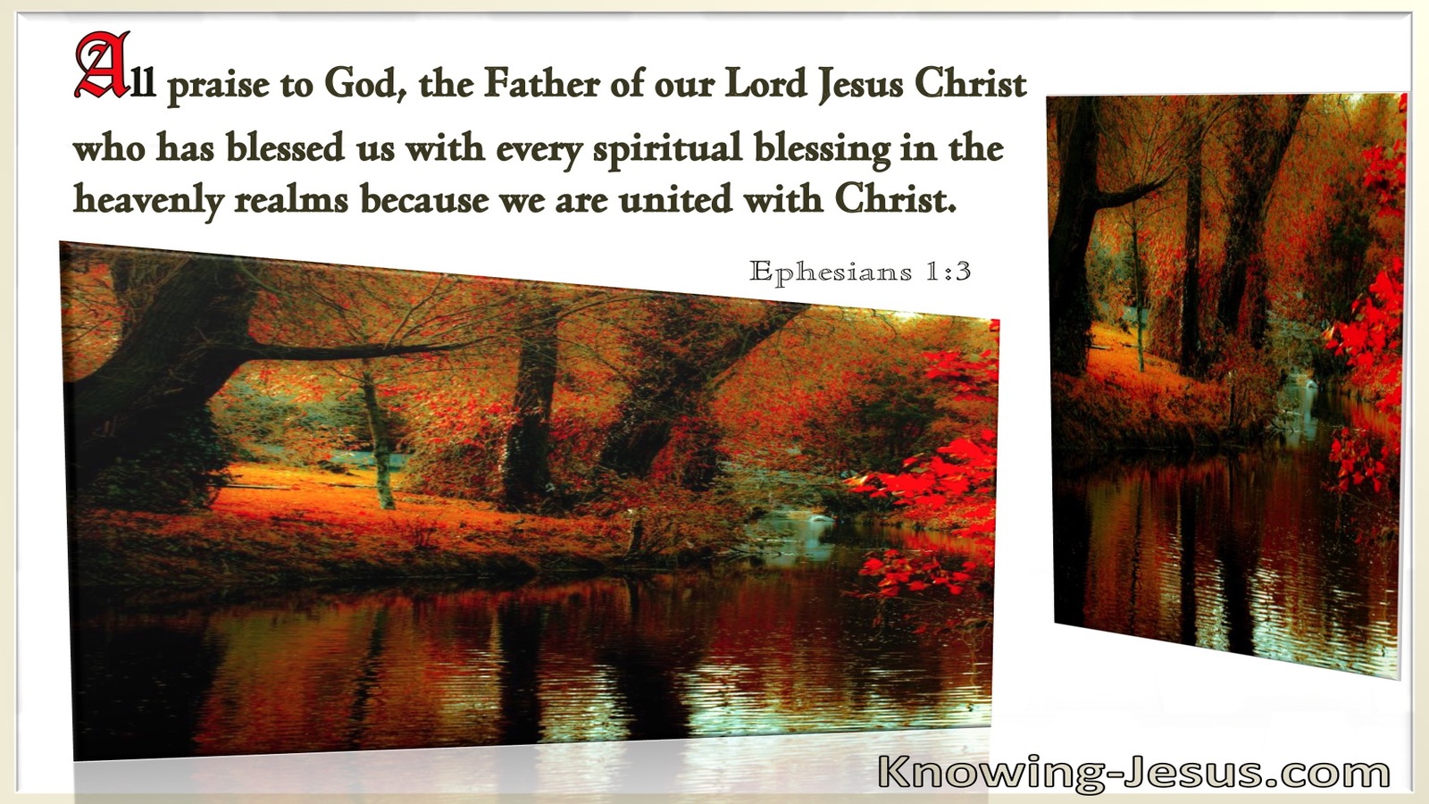 Ephesians 1:3 All Praise To God The Father Or Our Lord Jesus Christ (windows)02:18